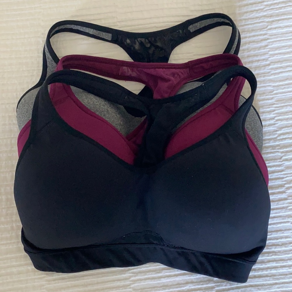 NWOT Old Navy Active Go-Dry High Support soft cup sports bras, set of 3